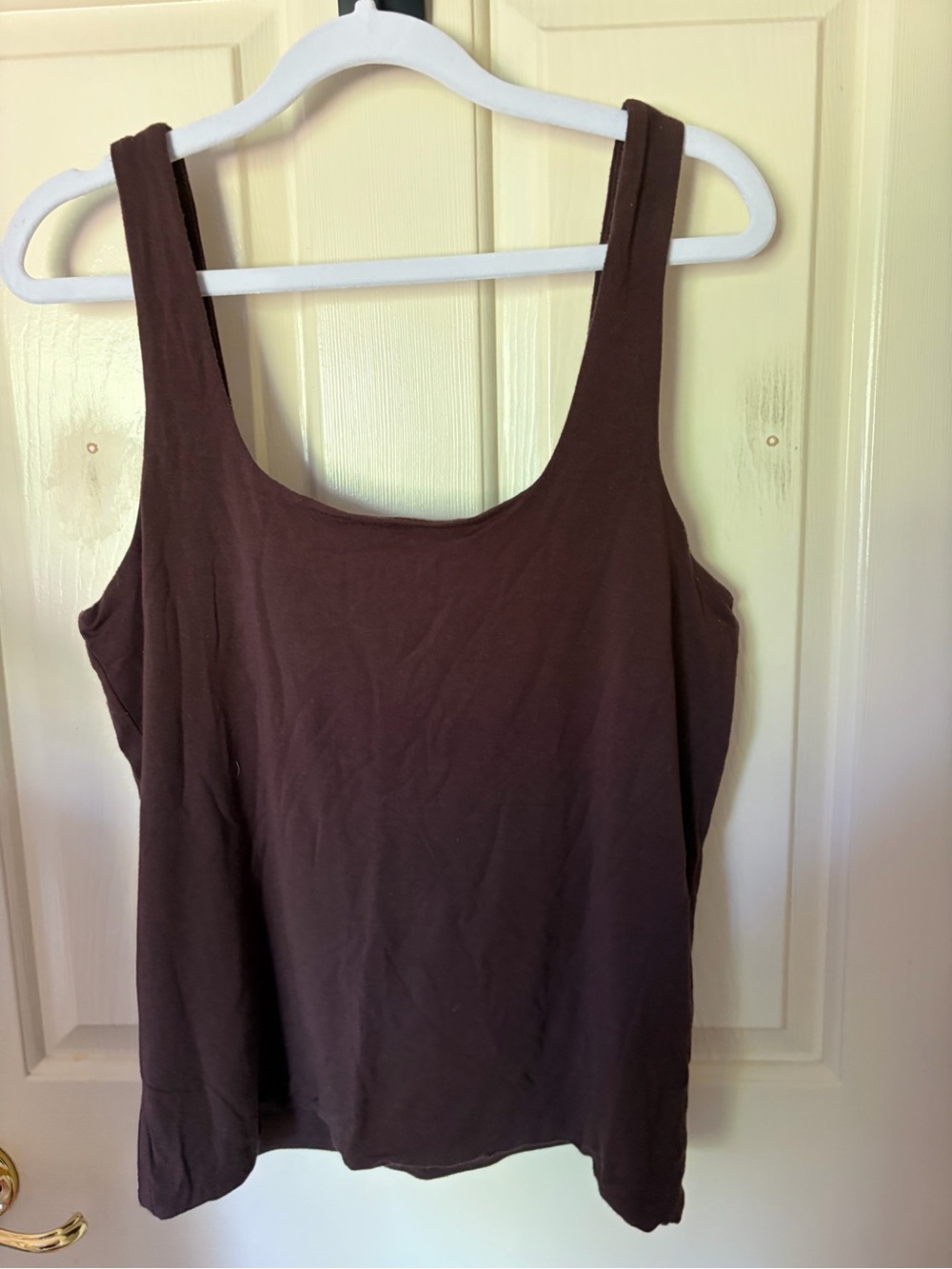 J. Crew Brown Scoop Neck Tank Top